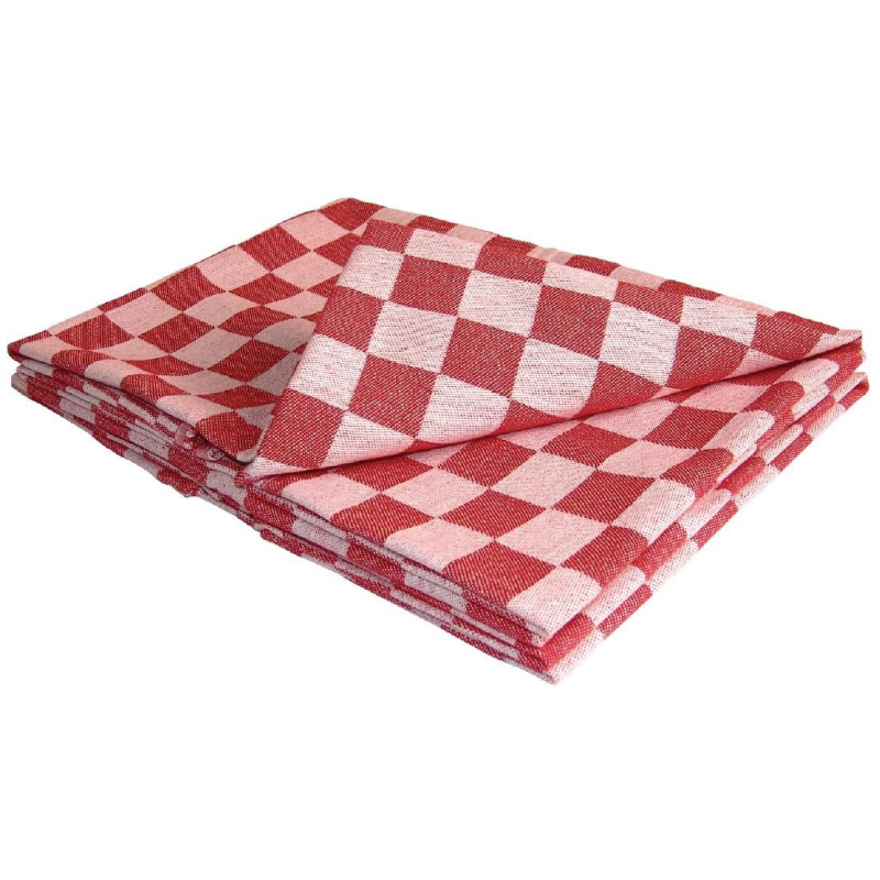 Asciugamano da cucina rosso - Vogue - Fourniresto Asciugamano da cucina rosso - Vogue - Fourniresto