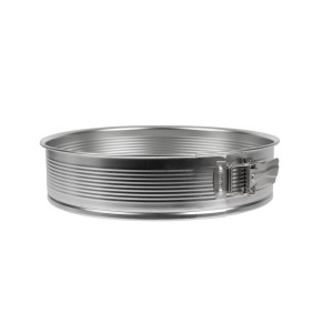 Stampo Rotondo a Cerniera in Ferro Bianco - Ø 280 mm - FourniResto