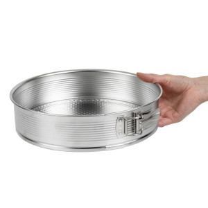 Stampo Rotondo a Cerniera in Ferro Bianco - Ø 280 mm - FourniResto