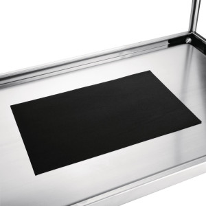 Carrello di Sgombero in Acciaio Inox - 3 Livelli - L 710 X P 405mm - 128Kg - Vogue
