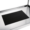 Carrello di Sgombero in Acciaio Inox - 3 Livelli - L 710 X P 405mm - 128Kg - Vogue