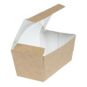 Scatole per torte rettangolari in kraft compostabile con finestra - Confezione da 500 - Colpac