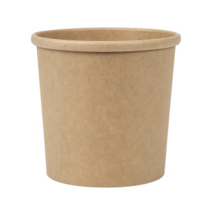 Sacchetti di zuppa Kraft microonde riciclabili da 350 ml - Lotto da 500 - Colpac