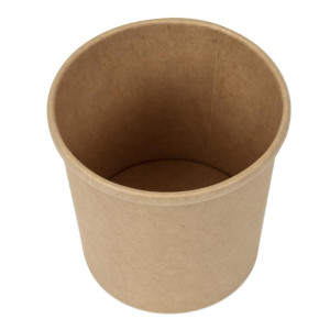 Sacchetti di zuppa Kraft microonde riciclabili da 350 ml - Lotto da 500 - Colpac