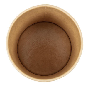 Sacchetti di zuppa Kraft microonde riciclabili da 350 ml - Lotto da 500 - Colpac