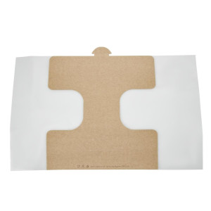 Sacchetti Baguette Kraft Riciclabili con Clip - Lotto da 500 - Colpac