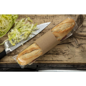 Sacchetti Baguette Kraft Riciclabili con Clip - Lotto da 500 - Colpac