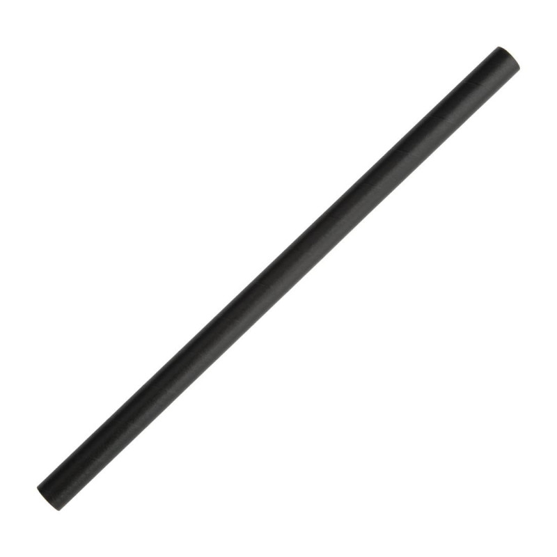 Cannucce per frullati in carta - Nere - L 210mm - Confezione da 250 - Fiesta Green Cannucce per frullati in carta - Nere - L 210mm - Confezione da 250 - Fiesta Green