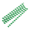 Cannuccia per frullati in carta - Verdi - L 210mm - Confezione da 250 - Fiesta Green