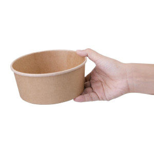 Insalatiera Kraft Ronds - 750 ml - Lotto di 300 - Fiesta Green