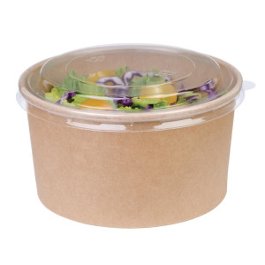 Insalatiera Kraft Ronds - 1 L - Lotto di 300 - Fiesta Green