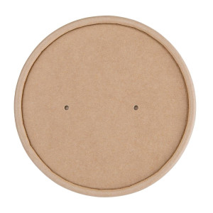 Coperchi di carta per vasetti di zuppa - Ø 100 mm - Confezione da 500 - Fiesta Green