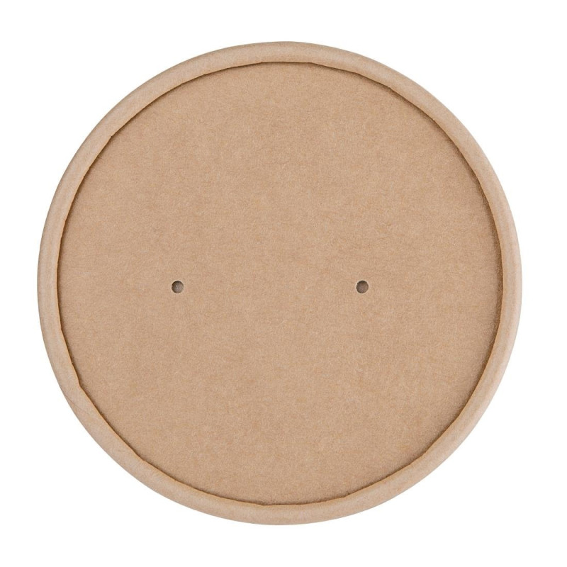 Coperchi di carta per vasetti di zuppa - Ø 100 mm - Confezione da 500 - Fiesta Green Coperchi di carta per vasetti di zuppa - Ø 100 mm - Confezione da 500 - Fiesta Green