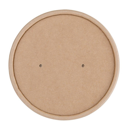 Coperchi di carta per vasetti di zuppa - Ø 100 mm - Confezione da 500 - Fiesta Green