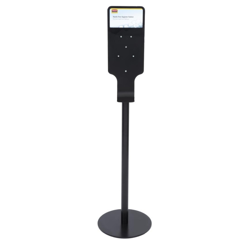 Punto di igiene nero con supporto per distributore Autofoam - Rubbermaid Punto di igiene nero con supporto per distributore Autofoam - Rubbermaid