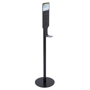 Punto di igiene nero con supporto per distributore Autofoam - Rubbermaid