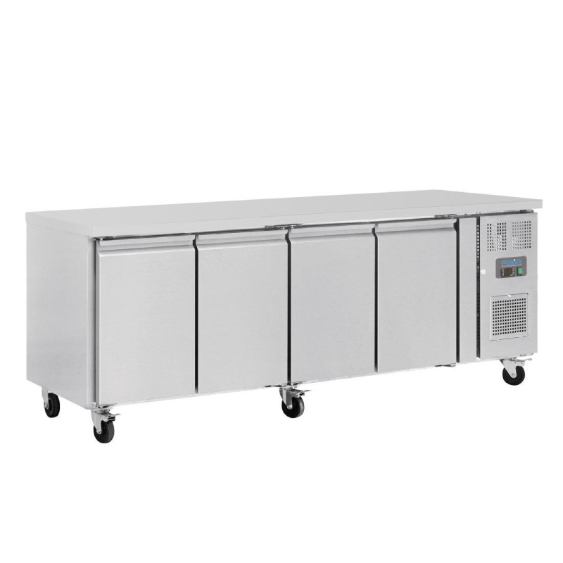 Tavolo Frigorifero Positivo 4 Porte Serie U - 449L - Polar - Fourniresto Tavolo Frigorifero Positivo 4 Porte Serie U - 449L - Polar - Fourniresto
