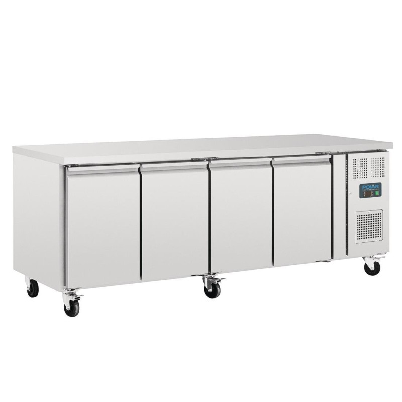 Tavolo Frigorifero Positivo 4 Porte - 553 L - Polar - Fourniresto Tavolo Frigorifero Positivo 4 Porte - 553 L - Polar - Fourniresto