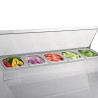 Bancone di preparazione refrigerato per pizze e insalate Serie G - 254L - Polar - Fourniresto
