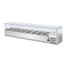 Vetrina per ingredienti refrigerata - 8 X GN 1/4 - Polar - Fourniresto