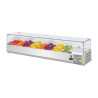 Vetrina per ingredienti refrigerata - 8 X GN 1/4 - Polar - Fourniresto
