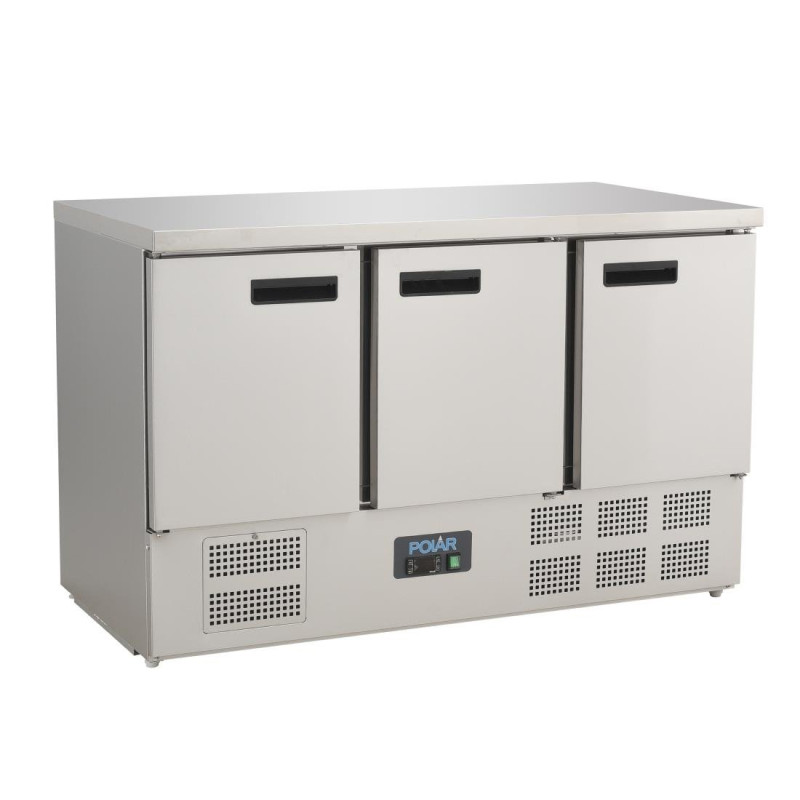 Tavolo Frigorifero 3 Porte Serie G - 368L - Polar - Fourniresto Tavolo Frigorifero 3 Porte Serie G - 368L - Polar - Fourniresto