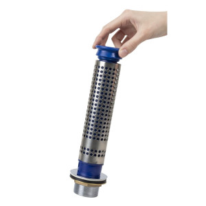 Bocchetta 70mm e Tubo di Troppo pieno con Filtro per Lavello da 250mm - FourniResto