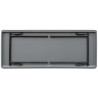 Tavolo rettangolare pieghevole grigio in ABS - 1830mm - Bolero - Fourniresto