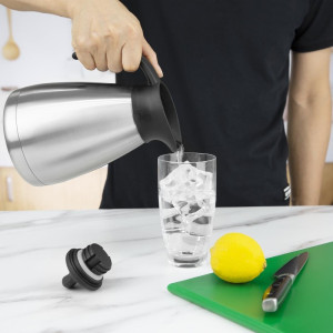 Brocca termica con tappo a vite - 1L - Olympia
