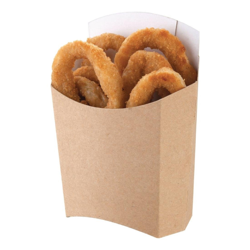 Grandi contenitori per patatine fritte Kraft compostabili - Confezione da 1000 - Colpac Grandi contenitori per patatine fritte Kraft compostabili - Confezione da 1000 - Colpac