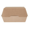 Grandi scatole per hamburger Kraft compostabili - P 135mm - Lotto di 250 - Colpac