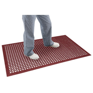 Tappeto in gomma antifatica - L 1500 x P 900 mm - Jantex