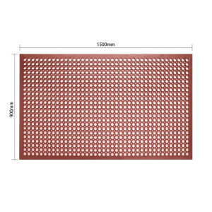 Tappeto in gomma antifatica - L 1500 x P 900 mm - Jantex