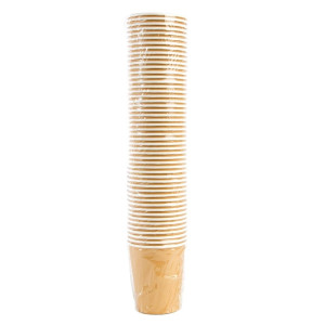Bicchieri monouso per bevande calde marroni - 225 ml - Confezione da 1000 - Fiesta
