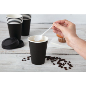 Bicchieri monouso per bevande calde neri - 225 ml - Confezione da 50 - Fiesta