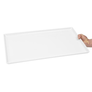 Vassoio in melamina Float bianco GN1/1 - APS - Fourniresto