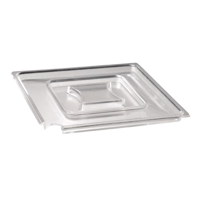 Coperchio Quadrato Trasparente Float - 190 X 190mm - APS - Fourniresto Coperchio Quadrato Trasparente Float - 190 X 190mm - APS - Fourniresto