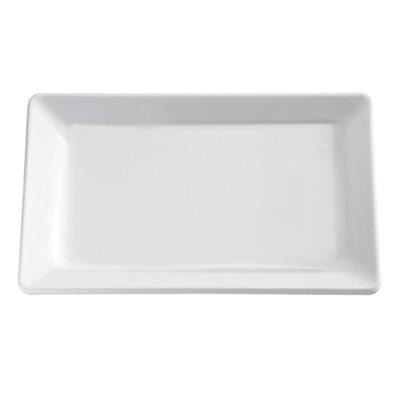 Vassoio in melamina puro bianco GN1/2 - APS - Fourniresto Vassoio in melamina puro bianco GN1/2 - APS - Fourniresto