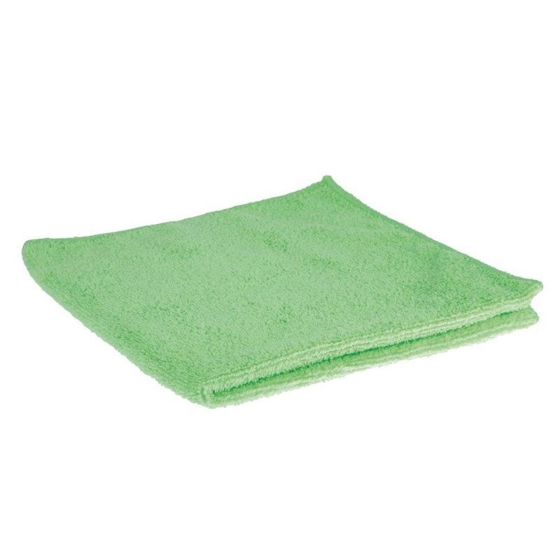 Panni in microfibra verdi - Pacco da 5 - Jantex Panni in microfibra verdi - Pacco da 5 - Jantex