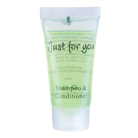 Shampoo e balsamo Just For You - 20 ml - Lotto di 100 - FourniResto - Fourniresto