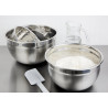 Bacinella in acciaio inossidabile con fondo in silicone 3L - Vogue - Fourniresto