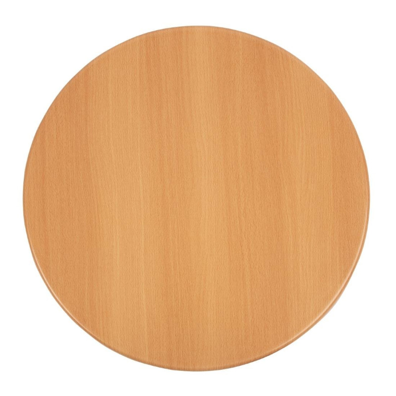 Piatto Tavolo Rotondo Effetto Faggio - Ø 600mm - Bolero Piatto Tavolo Rotondo Effetto Faggio - Ø 600mm - Bolero