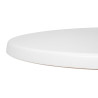 Piatto Tavolo Rotondo Bianco - Ø 600mm- Bolero