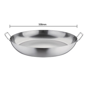 Padella per paella in acciaio al carbonio - Ø 508 mm - Vogue
