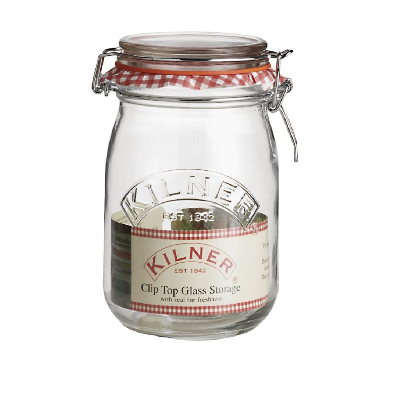 Barattolo per conserve con clip - 1L - FourniResto - Fourniresto Barattolo per conserve con clip - 1L - FourniResto - Fourniresto
