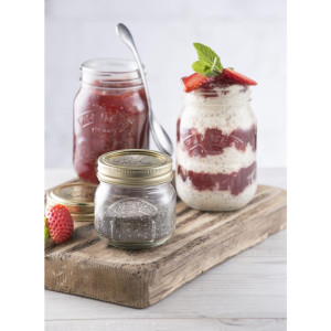 Barattolo per conserve con coperchio a vite - 250 ml - FourniResto - Fourniresto