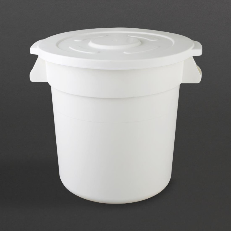 Contenitore Rotondo Bianco 76L - Vogue - Fourniresto Contenitore Rotondo Bianco 76L - Vogue - Fourniresto