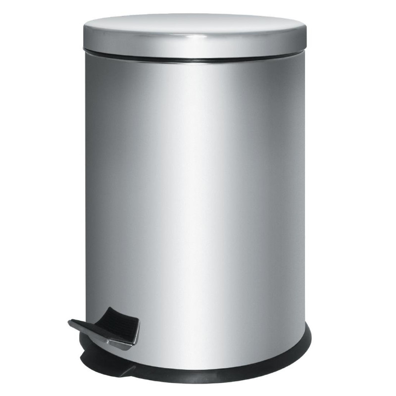 Cestino con pedale in acciaio inossidabile - 5L - FourniResto Cestino con pedale in acciaio inossidabile - 5L - FourniResto