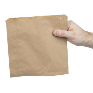 Bustine per panini compostabili Kraft - Confezione da 1000 - Vegware - Fourniresto