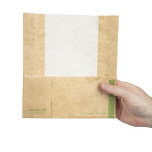Bustine Panini Kraft Compostabili - Lotto da 500 - Vegware